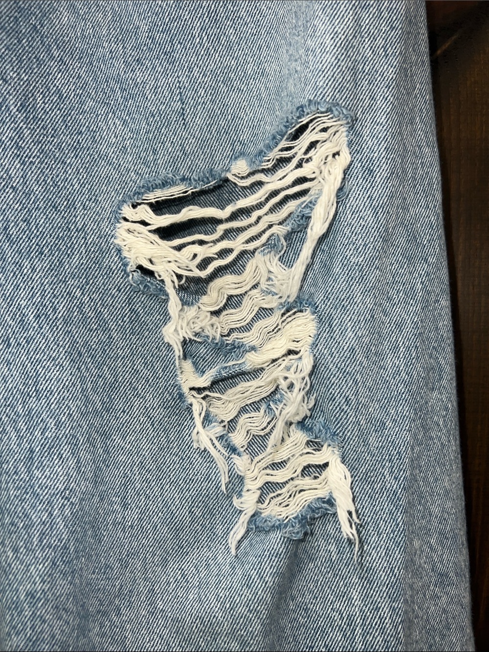 Levi's '94 Baggy Wide Leg Jeans 28 Distressed Light - Picture 8 of 12